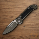 Microtech Auto LUDT GenIII Folding Knife 3.5" Bohler M390MK Steel Blade Black Aluminum Handle
