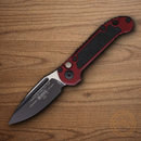 Microtech Auto LUDT GenIII Folding Knife 3.5" Bohler M390MK Steel Blade Merlot/Black Aluminum Handle