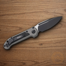 Microtech Auto LUDT GenIII Folding Knife 3.5" Bohler M390MK Steel Blade Gray/Black Aluminum Handle
