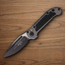 Microtech Auto LUDT GenIII Folding Knife 3.5" Bohler M390MK Steel Blade Gray/Black Aluminum Handle