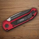 Microtech Auto LUDT GenIII Folding Knife 3.5" Bohler M390MK Steel Blade Red/Black Aluminum Handle