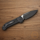 Microtech Auto LUDT GenIII Folding Knife 3.5" Bohler M390MK Steel Blade Black Aluminum Handle