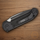 Microtech Auto LUDT GenIII Folding Knife 3.5" Bohler M390MK Steel Blade Black Aluminum Handle