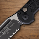 Microtech Auto LUDT GenIII Folding Knife 3.5" Bohler M390MK Steel Blade Black Aluminum Handle