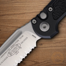 Microtech Auto LUDT GenIII Folding Knife 3.5" Bohler M390MK Steel Blade Black Aluminum Handle