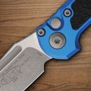 Microtech Auto LUDT GenIII Folding Knife 3.5" Bohler M390MK Steel Blade Blue/Black Aluminum Handle