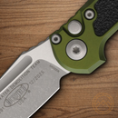 Microtech Auto LUDT GenIII Folding Knife 3.5" Bohler M390MK Steel Blade OD Green/Black Aluminum Handle