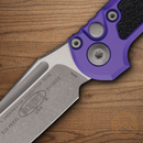 Microtech Auto LUDT GenIII Folding Knife 3.5" Bohler M390MK Steel Blade Purple/Black Aluminum Handle