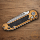Microtech Auto LUDT GenIII Folding Knife 3.5" Bohler M390MK Steel Blade Tan/Black Aluminum Handle