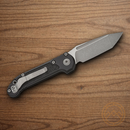 Microtech Auto LUDT GenIII Folding Knife 3.5" Bohler M390MK Steel Blade Black Aluminum Handle