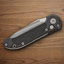 Microtech Auto LUDT GenIII Folding Knife 3.5" Bohler M390MK Steel Blade Black Aluminum Handle