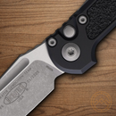 Microtech Auto LUDT GenIII Folding Knife 3.5" Bohler M390MK Steel Blade Black Aluminum Handle