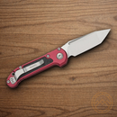 Microtech Auto LUDT GenIII Folding Knife 3.5" Bohler M390MK Steel Blade Merlot Aluminum Handle