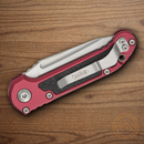 Microtech Auto LUDT GenIII Folding Knife 3.5" Bohler M390MK Steel Blade Merlot Aluminum Handle