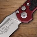 Microtech Auto LUDT GenIII Folding Knife 3.5" Bohler M390MK Steel Blade Merlot Aluminum Handle