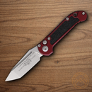 Microtech Auto LUDT GenIII Folding Knife 3.5" Bohler M390MK Steel Blade Merlot Aluminum Handle
