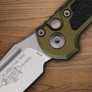 Microtech Auto LUDT GenIII Folding Knife 3.5" Bohler M390MK Steel Blade OD Green/Black Aluminum Handle