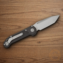 Microtech Auto LUDT GenIII Folding Knife 3.5" Bohler M390MK Steel Blade Black Aluminum Handle