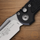 Microtech Auto LUDT GenIII Folding Knife 3.5" Bohler M390MK Steel Blade Black Aluminum Handle