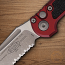 Microtech Auto LUDT GenIII Folding Knife 3.5" Bohler M390MK Steel Blade Merlot Aluminum Handle