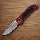 Microtech Auto LUDT GenIII Folding Knife 3.5" Bohler M390MK Steel Blade Merlot Aluminum Handle