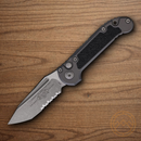 Microtech Auto LUDT GenIII Folding Knife 3.5" Bohler M390MK Steel Blade Gray/Black Aluminum Handle