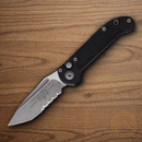 Microtech Auto LUDT GenIII Folding Knife 3.5" Bohler M390MK Steel Blade Black Aluminum Handle