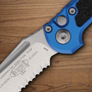 Microtech Auto LUDT GenIII Folding Knife 3.5" Bohler M390MK Steel Blade Blue/Black Aluminum Handle
