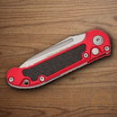 Microtech Auto LUDT GenIII Folding Knife 3.5" Bohler M390MK Steel Blade Red/Black Aluminum Handle