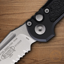 Microtech Auto LUDT GenIII Folding Knife 3.5" Bohler M390MK Steel Blade Black Aluminum Handle