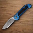 Microtech Auto LUDT GenIII Folding Knife 3.5" Bohler M390MK Steel Blade Blue/Black Aluminum Handle