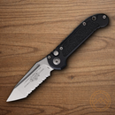 Microtech Auto LUDT GenIII Folding Knife 3.5" Bohler M390MK Steel Blade Black Aluminum Handle