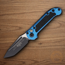 Microtech Auto LUDT GenIII Folding Knife 3.5" Bohler M390MK Steel Blade Blue/Black Aluminum Handle