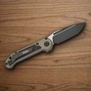 Microtech Auto LUDT GenIII Folding Knife 3.5" Bohler M390MK Steel Blade Gray/Black Aluminum Handle
