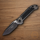 Microtech Auto LUDT GenIII Folding Knife 3.5" Bohler M390MK Steel Blade Gray/Black Aluminum Handle