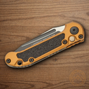 Microtech Auto LUDT GenIII Folding Knife 3.5" Bohler M390MK Steel Blade Tan/Black Aluminum Handle