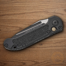 Microtech Auto LUDT GenIII Folding Knife 3.5" Bohler M390MK Steel Blade Black Aluminum Handle