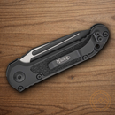 Microtech Auto LUDT GenIII Folding Knife 3.5" Bohler M390MK Steel Blade Black Aluminum Handle