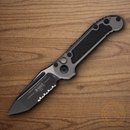 Microtech Auto LUDT GenIII Folding Knife 3.5" Bohler M390MK Steel Blade Gray/Black Aluminum Handle