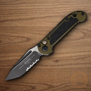Microtech Auto LUDT GenIII Folding Knife 3.5" Bohler M390MK Steel Blade OD Green/Black Aluminum Handle