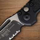 Microtech Auto LUDT GenIII Folding Knife 3.5" Bohler M390MK Steel Blade Black Aluminum Handle