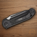 Microtech Auto LUDT GenIII Folding Knife 3.5" Bohler M390MK Steel Blade Black Aluminum Handle