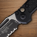 Microtech Auto LUDT GenIII Folding Knife 3.5" Bohler M390MK Steel Blade Black Aluminum Handle