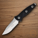 Microtech SOCOM Alpha Mini Fixed Knife 3.75" Stainless Steel Blade Black G10 Handle
