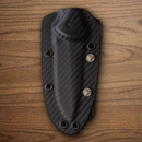 Microtech SOCOM Alpha Mini Fixed Knife 3.75" DLC Steel Blade Carbon Fiber Handle