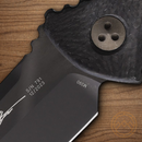 Microtech SOCOM Alpha Mini Fixed Knife 3.75" DLC Steel Blade Carbon Fiber Handle