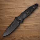 Microtech SOCOM Alpha Mini Fixed Knife 3.75" DLC Steel Blade Carbon Fiber Handle