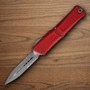 Microtech Auto Combat Troodon Gen III Folding Knife 4" Bohler M390MK Steel Blade Red Aluminum Handle