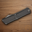 Microtech Auto Combat Troodon DE Gen III Folding Knife 4" Bohler M390MK Steel Blade Black Aluminum Handle