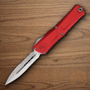 Microtech Auto Combat Troodon DE Gen III Folding Knife 4" Bohler M390MK Steel Blade Red Aluminum Handle
